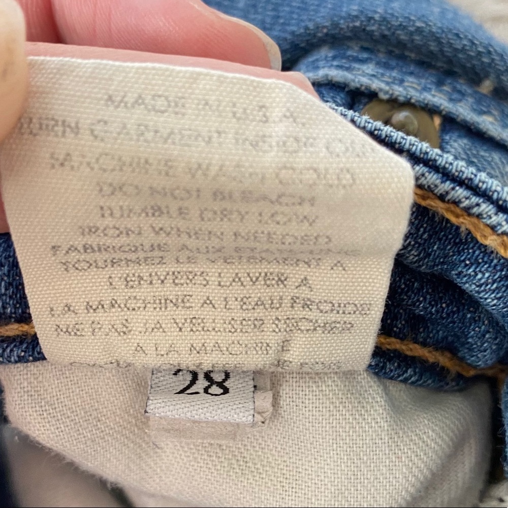 ⭐️ SOLD ⭐️ TEXTILE ELIZABETH JAMES Kate Jeans - Picture 9 of 12